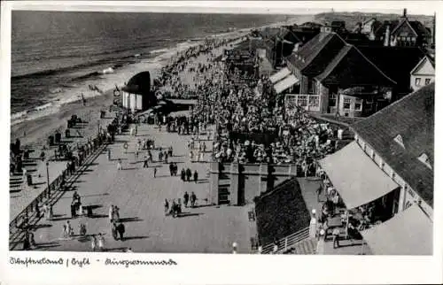 Ak Westerland auf Sylt, Strandpromenade