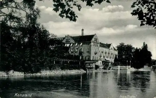 Ak Konstanz am Bodensee, Inselhotel