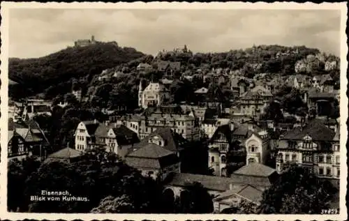 Ak Lutherstadt Eisenach in Thüringen, Blick vom Kurhaus