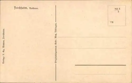 Ak Forchheim in Oberfranken Bayern, Rathaus