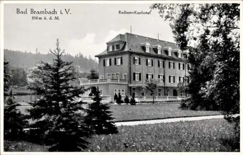 Ak Bad Brambach im Vogtland, Radium-Kurhotel