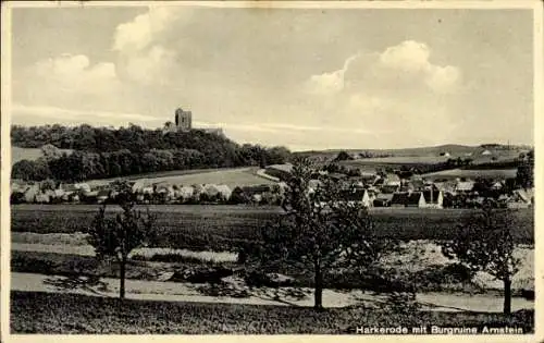 Ak Harkerode Arnstein im Südharz, Burgruine Arnstein