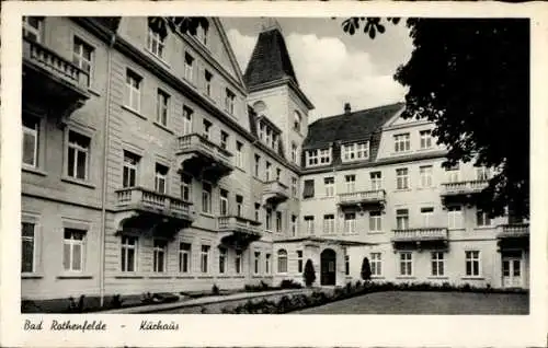 Ak Bad Rothenfelde, Kurhaus, Innenhof