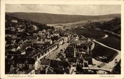 Ak Bad Karlshafen an der Weser, Gesamtansicht der Stadt, Diemelseite