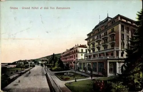 Ak Stresa Borromeo Lago Maggiore Piemonte, Grand Hotel