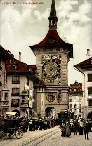Ak Berne Bern Stadt Schweiz, Zeitglockenturm