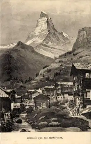 Ak Zermatt Kanton Wallis, Matterhorn