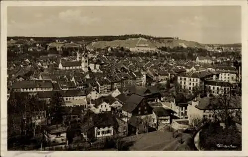 Ak Winterthur Kt Zürich Schweiz, Gesamtansicht