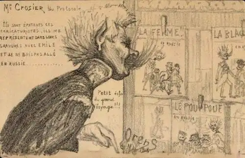 Künstler Ak Orens, Mr. Crosier, Blu Protocole, Dreyfus Affäre