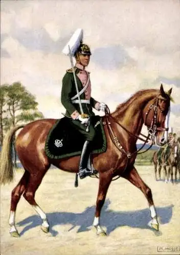 Künstler Ak Hosse, A., 3. Chevauleger-Regiment Herzog Karl Theodor
