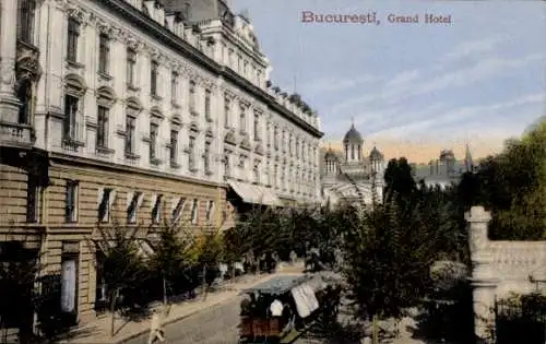 Ak București Bukarest Rumänien, Grand Hotel