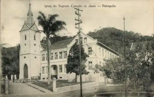 Ak Petrópolis Brasilien, Igreja do Sagrado Coracao de Jesus