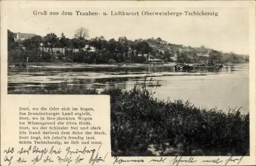 Ak Cigacice Tschicherzig Ostbrandenburg, Teilansicht