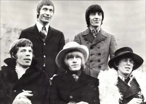 Ak The Rolling Stones, Mick Jagger, Keith Richards, Brian Jones, Charlie Watts, Bill Wyman, 1967