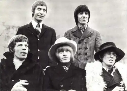 Ak The Rolling Stones, Mick Jagger, Keith Richards, Brian Jones, Charlie Watts, Bill Wyman, 1967