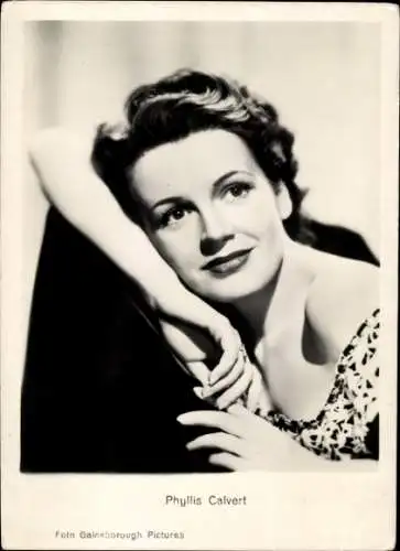 Ak Schauspielerin Phyllis Calvert, Portrait