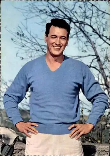 Ak Schauspieler Rock Hudson, Portrait