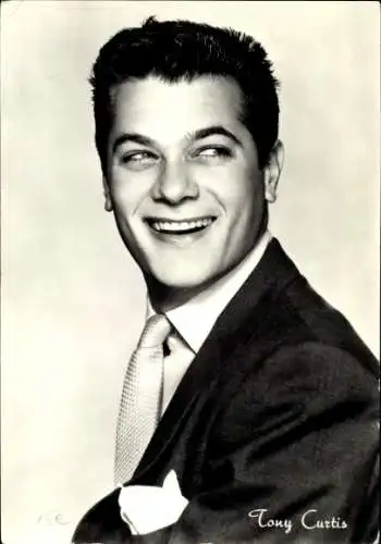 Ak Schauspieler Tony Curtis, Portrait