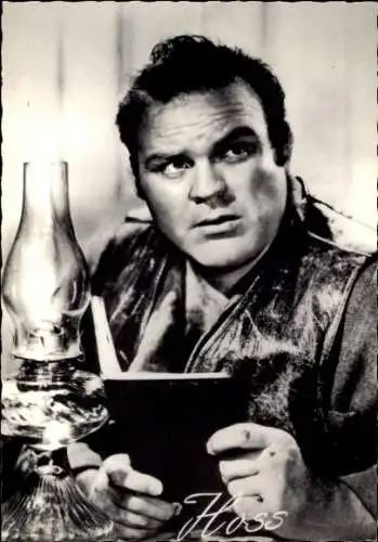 Ak Schauspieler Hoss, Portrait