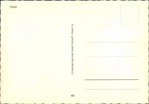 Ak Schauspieler Hoss, Portrait