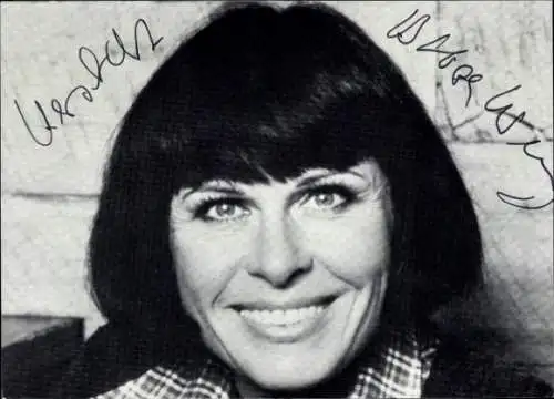 Ak Schauspielerin Barbara Rütting, Portrait, Autogramm, Mein Kochbuch