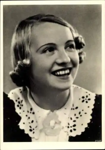 Ak Schauspielerin Gerda Pönitz, Portrait, Autogramm