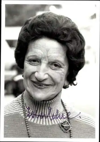 Ak Schauspielerin Ida Ehre, Portrait, Autogramm