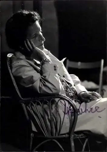 Ak Schauspielerin Ida Ehre, Portrait, Autogramm