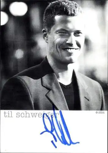 Ak Schauspieler Till Schweiger, Portrait, Autogramm