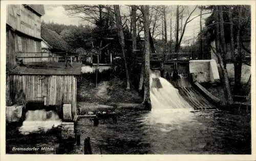 Ak Bremsdorf Schlaubetal Brandenburg, Bremsdorfer Mühle, Inh. W. Olkiewicz