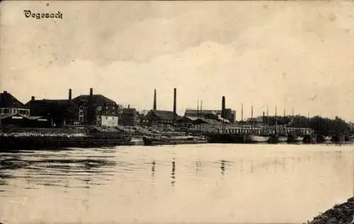 Ak Vegesack Hansestadt Bremen, Teilansicht