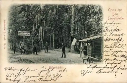 Ak Bad Freienwalde an der Oder, Waldschänke
