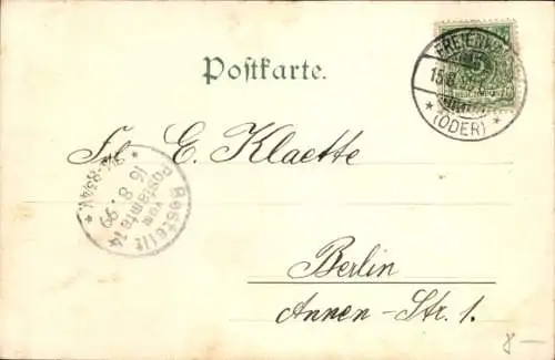 Ak Bad Freienwalde an der Oder, Waldschänke