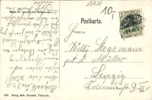 Ak Pritzwalk in der Prignitz, Marktstraße