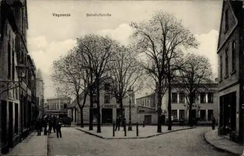 Ak Vegesack Hansestadt Bremen, Bahnhofstraße