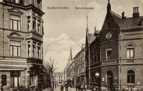 Ak Euskirchen Nordrhein Westfalen, Bahnhofstraße