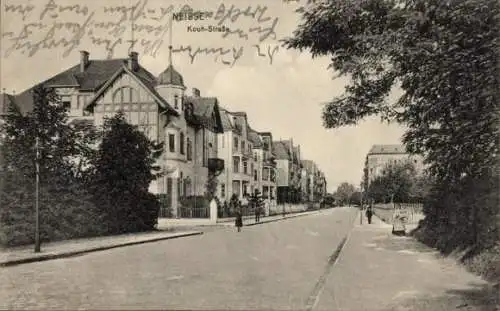 Ak Nysa Neisse Schlesien, Koch-Straße