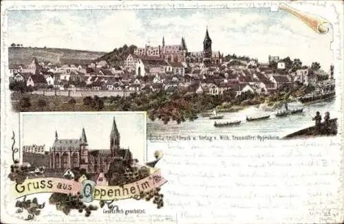 Litho Oppenheim am Oberrhein, Gesamtansicht