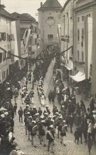 Foto Ak Oberndorf Deutschland, Fest, Festzug, Jahr 1912