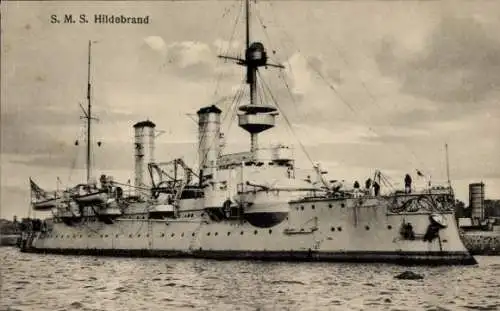 Ak Deutsches Kriegsschiff, SMS Hildebrand, Kaiserliche Marine