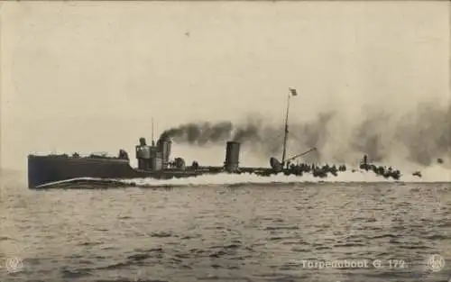 Ak Deutsches Kriegsschiff, Torpedoboot G172