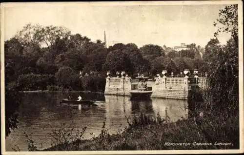 Ak London City England, Kensington Gardens
