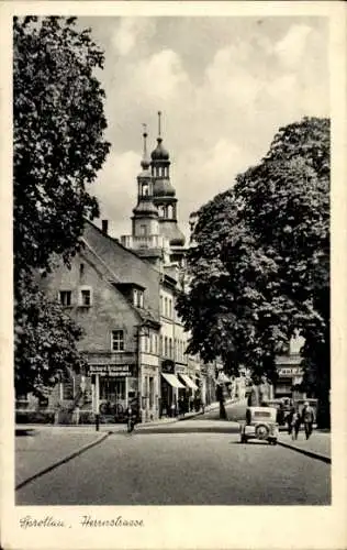 Ak Szprotawa Sprottau Schlesien, Herrnstraße