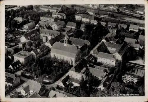 Ak Piława Górna Gnadenfrei Schlesien, Fliegeraufnahme