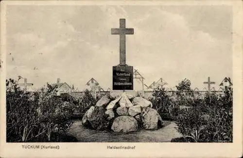 Ak Tukums Tuckum Lettland, Heldenfriedhof