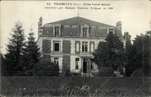 Ak Trumilly Oise, Villa Saint-Rieul