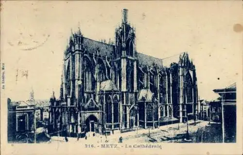 Ak Metz Moselle, Kathedrale