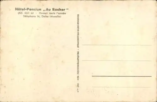 Ak Dagsburg Dabo Lothringen Moselle, Panorama