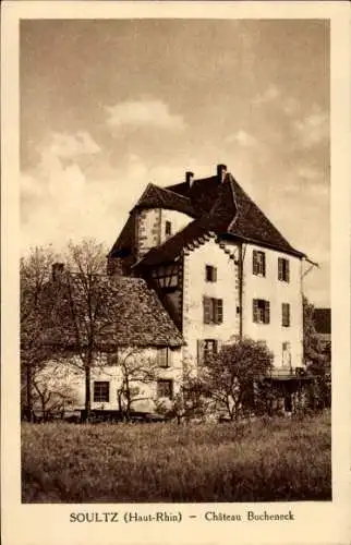 Ak Soultz Sulz Elsass Haut Rhin, Chateau Buchenenck