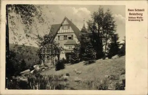 Ak Heidelberg am Neckar, Haus Schmeil, Schloss-Wolfsbrunnenweg 29